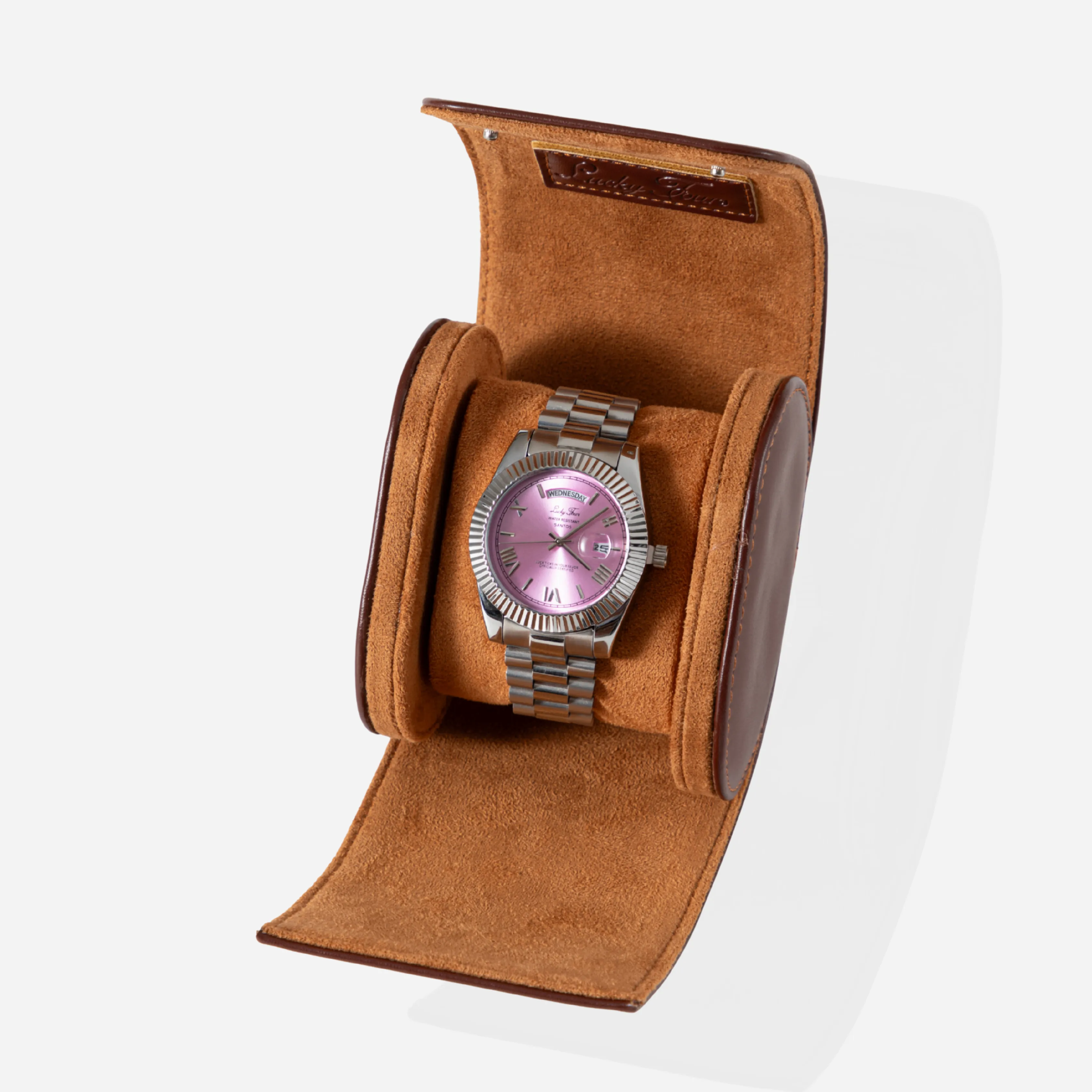 Premium Leather Watch Roll - Image 10