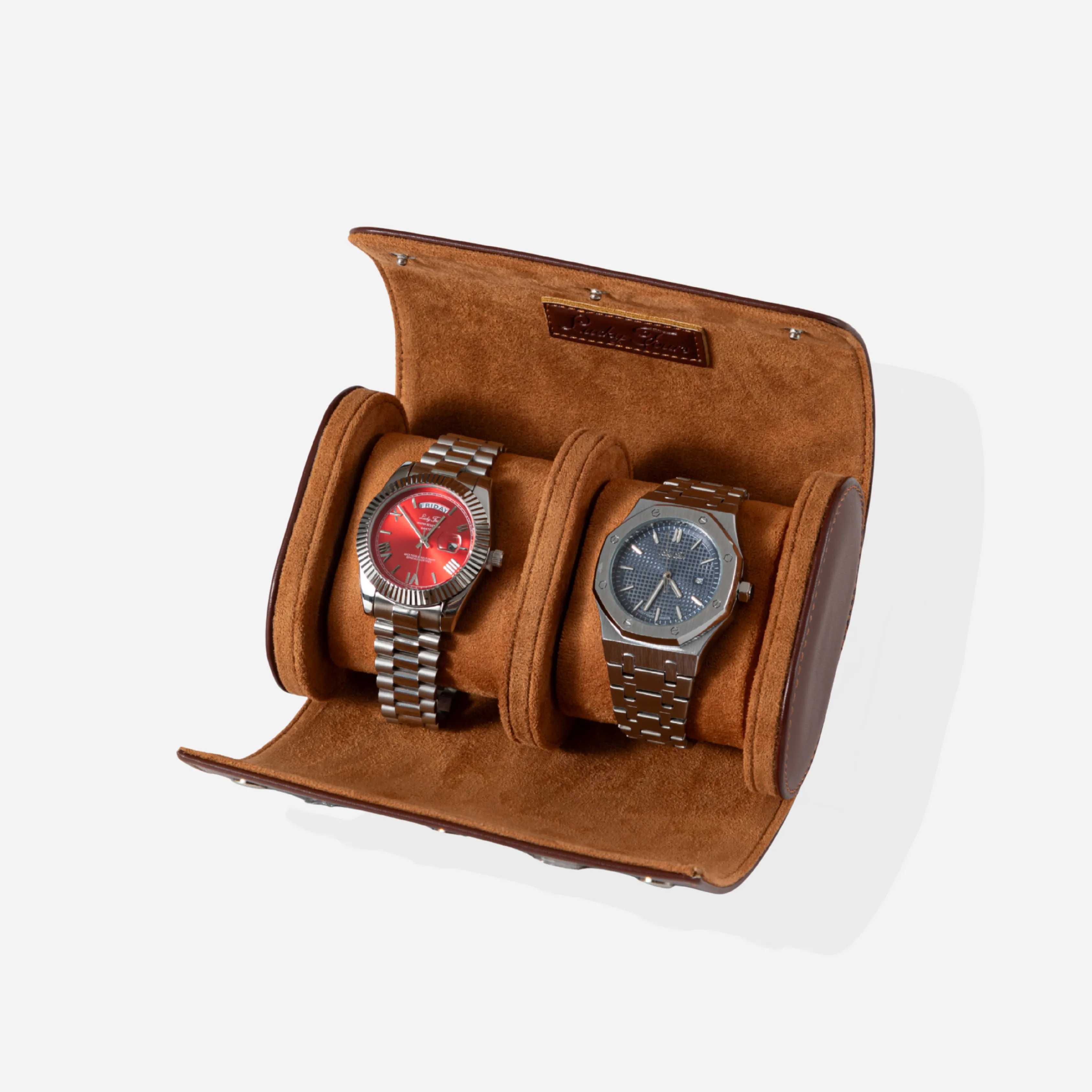 Premium Leather Watch Roll - Image 12