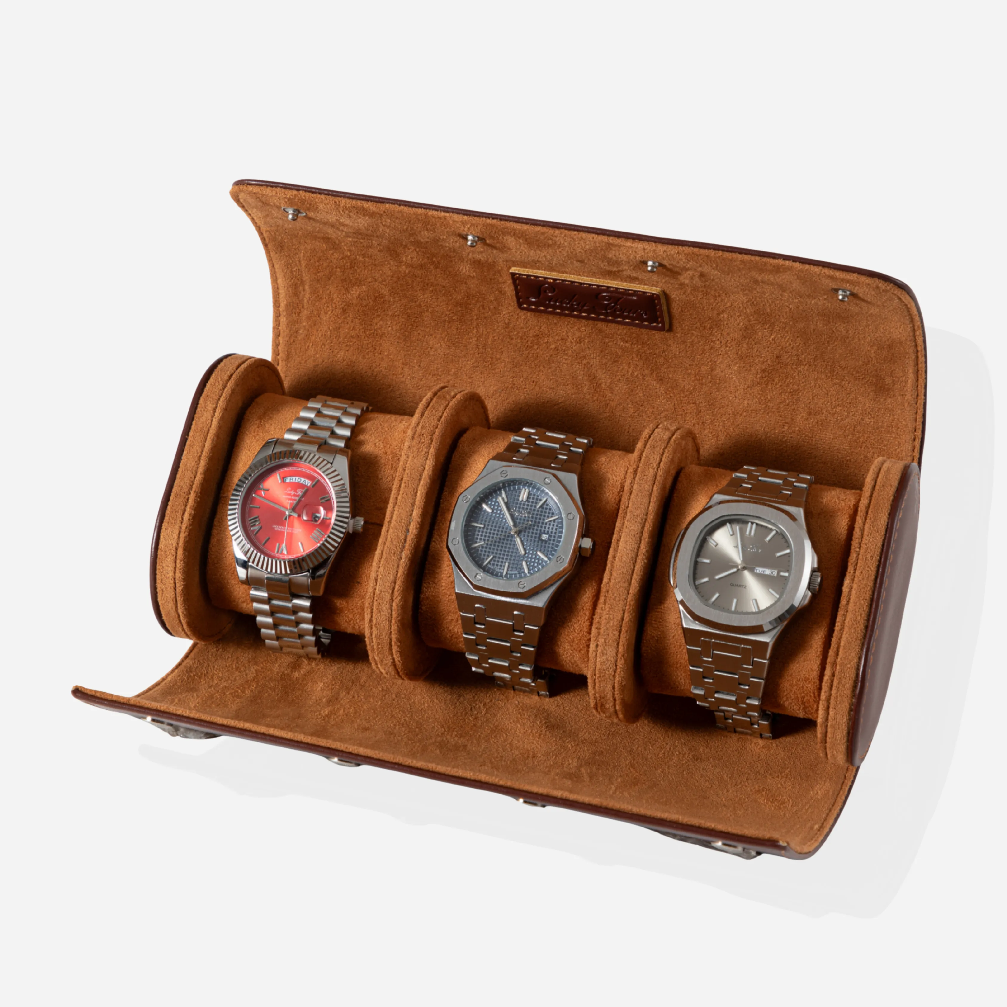 Premium Leather Watch Roll - Image 14