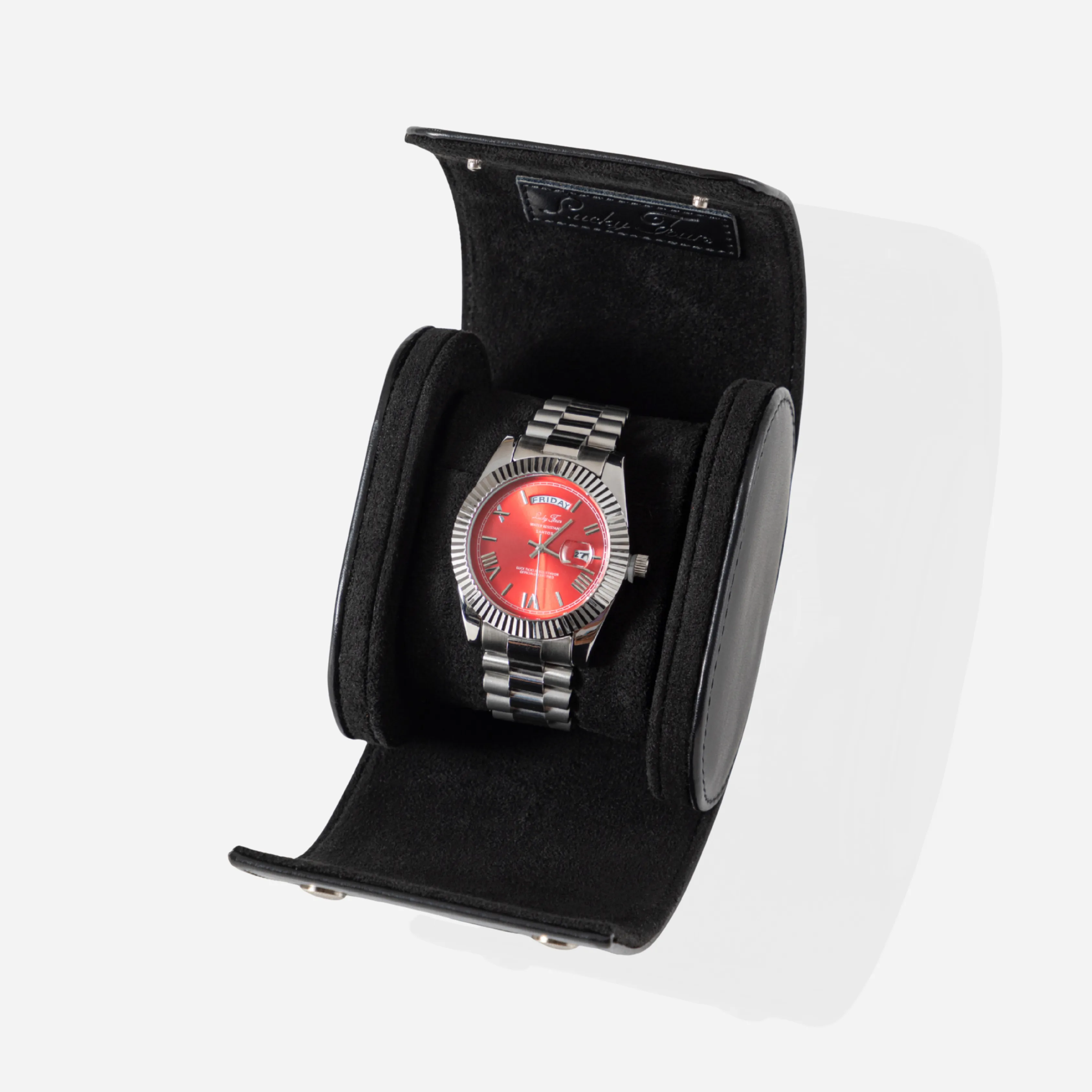 Premium Leather Watch Roll - Image 5